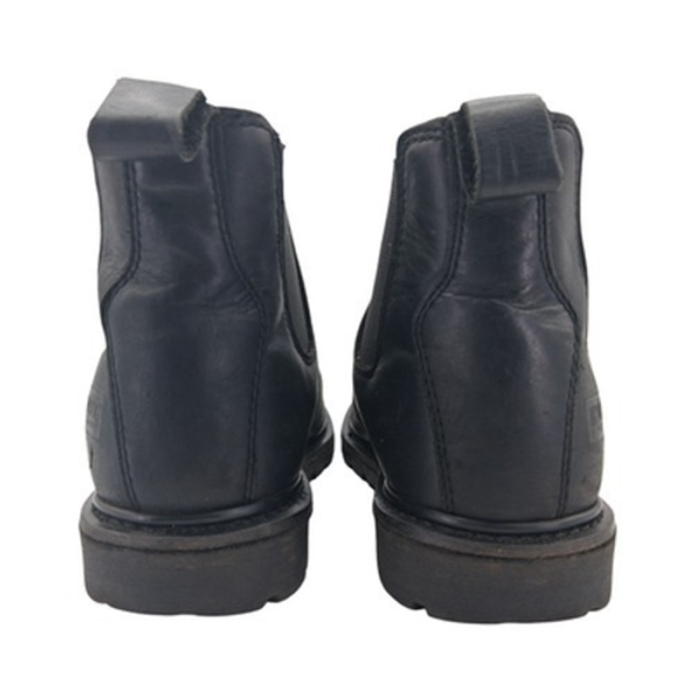 WORX By Red Wing Shoes Boots Mens 8.5 Wide Black Leather Chelsea Work Steel Toe - Picture 6 of 10